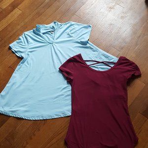 set of 2 small tops, very soft sz S EUC